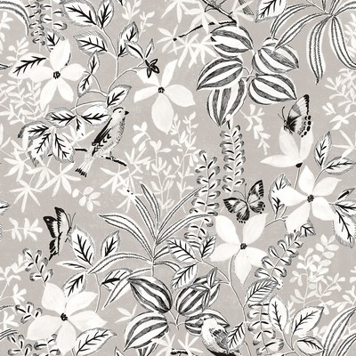 Brewster Wallcovering Grey Willa Peel & Stick Wallpaper Greys