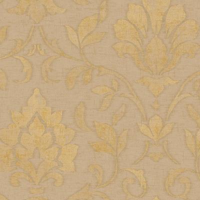 Brewster Wallcovering Coffee Sapphire Damask Coffee