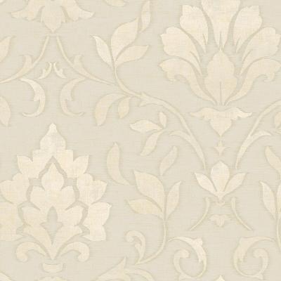 Brewster Wallcovering Neutral Sapphire Damask Neutral