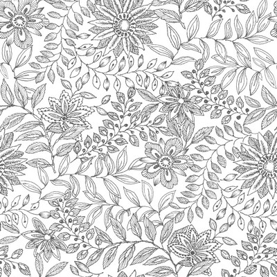 Brewster Wallcovering Charcoal Zion Peel & Stick Wallpaper Blacks