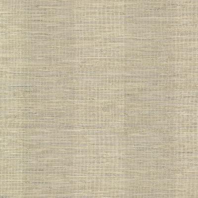 Brewster Wallcovering Oakland Pewter Grasscloth Stripe Pewter