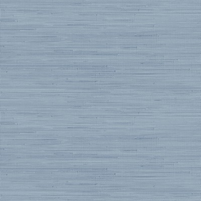 Brewster Wallcovering Mineral Blue Classic Faux Grasscloth Peel & Stick Wallpaper Blues