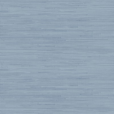 Brewster Wallcovering Mineral Blue Classic Faux Grasscloth Peel & Stick Wallpaper Blues