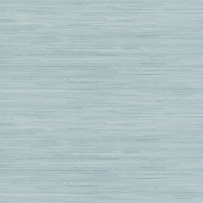 Brewster Wallcovering Sky Blue Classic Faux Grasscloth Peel & Stick Wallpaper Blues