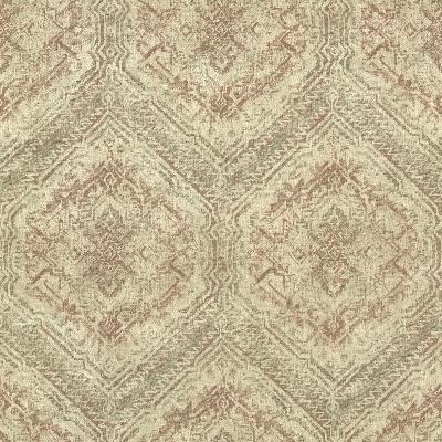 Brewster Wallcovering Hocking Hills  Dark Red Navajo Medallion Dark Red