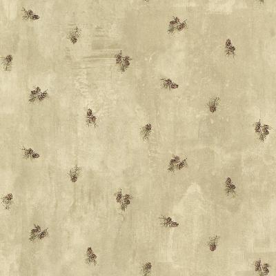 Brewster Wallcovering Brantley Beige Pinecone Toss Beige