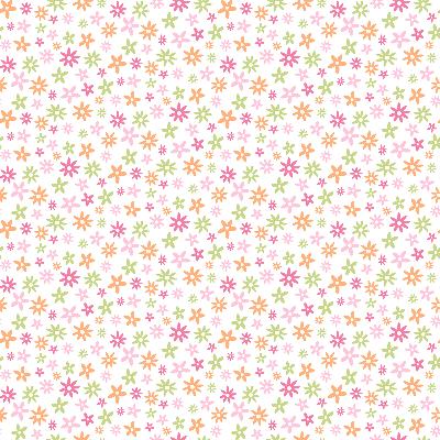 Brewster Wallcovering Delilah Pink Mod Flower Toss Wallpaper Pink