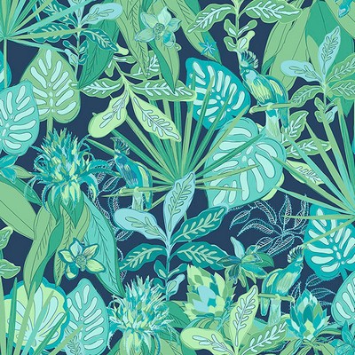 Brewster Wallcovering Blue Rain Forest Canopy Peel & Stick Wallpaper Blues