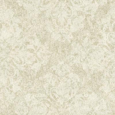 Brewster Wallcovering Leia Olive Lace Damask Wallpaper Yellow