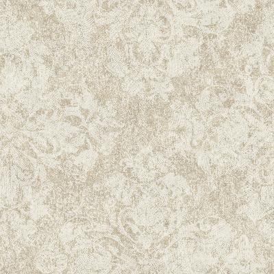 Brewster Wallcovering Leia Bear Lace Damask Wallpaper Brown