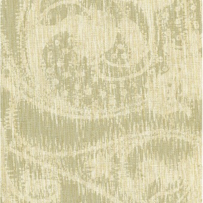 Warner Flynt Wheat Modern Damask Fade Wallpaper Yellow
