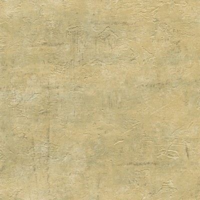 Warner Plumant Gold Faux Plaster Texture Wallpaper Bronze