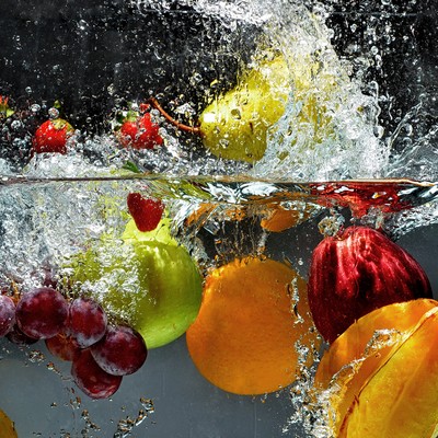 Brewster Wallcovering Refreshing Fruit Wall Mural Multicolor