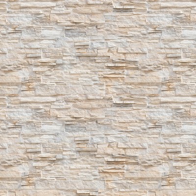 Brewster Wallcovering Stone Wall Wall Mural Neutrals