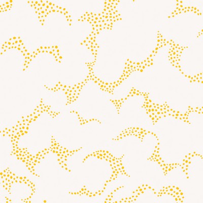Brewster Wallcovering Himmel Yellow Abstract Dots Wallpaper Yellow