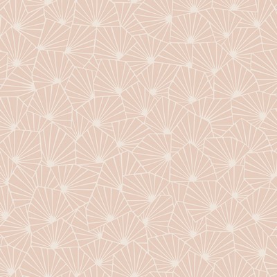 Brewster Wallcovering Blomma Apricot Geometric Wallpaper Apricot