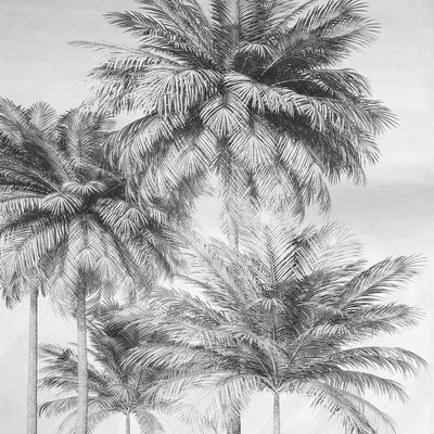 Brewster Wallcovering Coco Wall Mural Greys