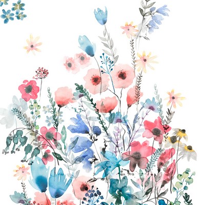 Brewster Wallcovering Aquitaine Wall Mural Multicolor