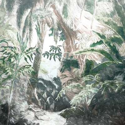 Brewster Wallcovering Fata Morgana Wall Mural Greens