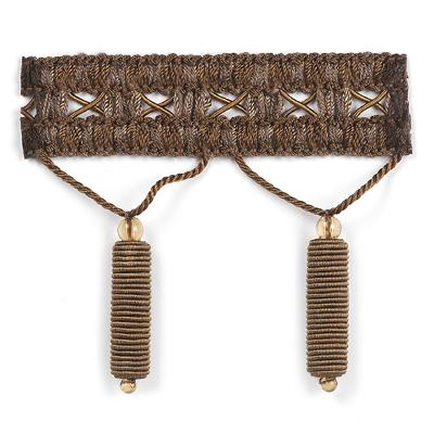 Stout Trim Belair Tassel Fringe COFFEE