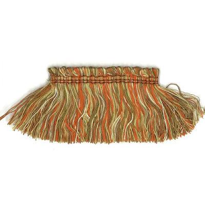Stout Trim Debonair Brush Fringe TANGERINE