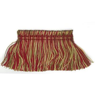 Stout Trim Debonair Brush Fringe CARDINAL