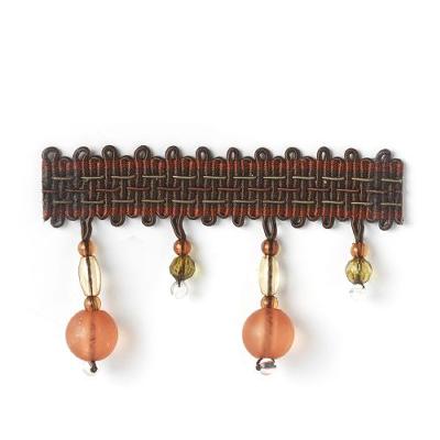 Stout Trim Faith Beaded Fringe PAPRIKA