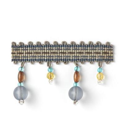Stout Trim Faith Beaded Fringe LAKE