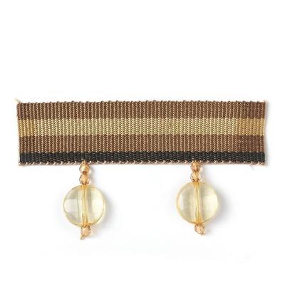 Stout Trim Issus Beaded Tape EBONY