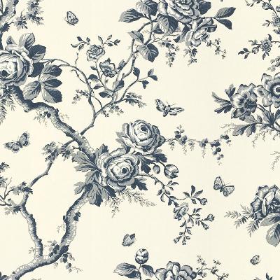 Ralph Lauren Wallpaper ASHFIELD FLORAL SAPPHIRE