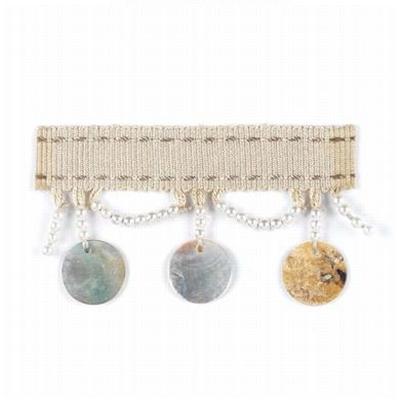 Stout Trim Ozzie Shell Tassel Fringe FLAXEN