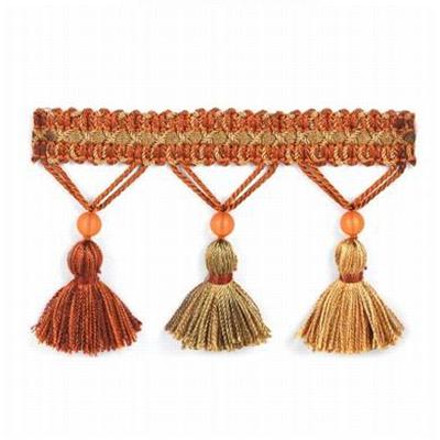 Stout Trim Saffron Tassel Fringe GINGER