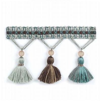 Stout Trim Saffron Tassel Fringe SEAGLASS