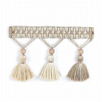 Stout Trim Saffron Tassel Fringe FLAXEN