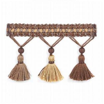 Stout Trim Saffron Tassel Fringe EXPRESSO