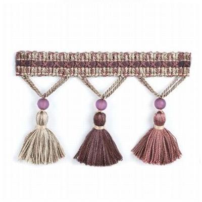 Stout Trim Saffron Tassel Fringe HEATHER