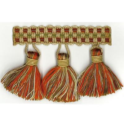 Stout Trim Sponsor Tassel Fringe TANGERINE