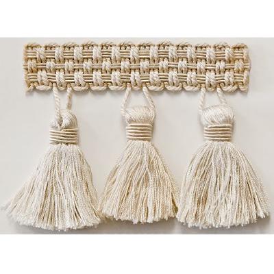 Stout Trim Sponsor Tassel Fringe VANILLA