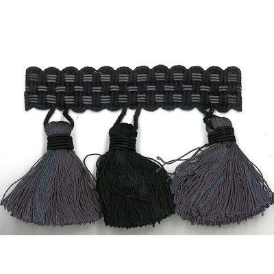 Stout Trim Sponsor Tassel Fringe EBONY