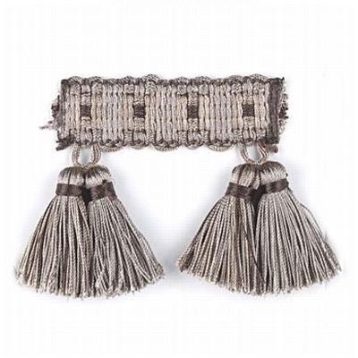 Stout Trim Tuxedo Tassel Fringe PEWTER