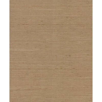 York Wallcovering Magnolia Home Plain Grass Wallpaper brown