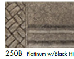 250B Platinum with Black Highlights
