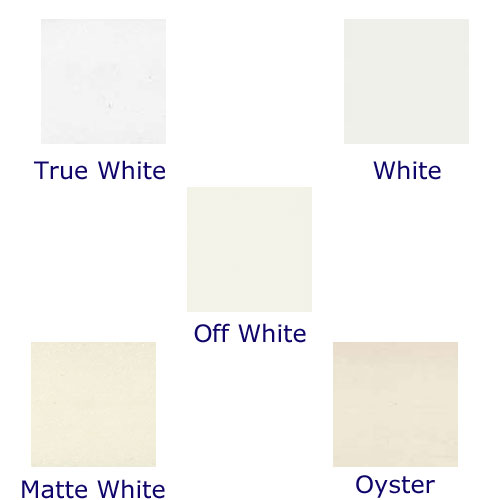 Off White Color Chart