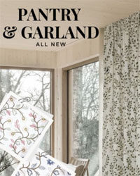 Garland and Pantry Embroidery Europatex Fabric