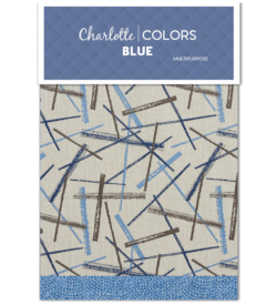 Charlotte Colors Blue Fabric