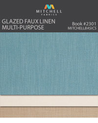 Glazed Faux Linen Fabric