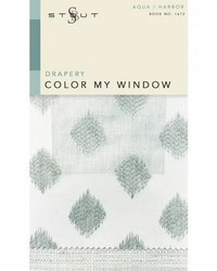 Color My Window Aqua Harbor Stout Fabric