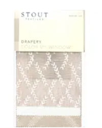 Color My Window Toast Eggshell Stout Fabric