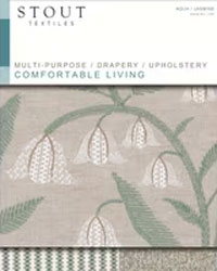 Comfortable Living Aqua Jasmine Stout Fabric