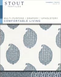 Comfortable Living Chambray Pacific Stout Fabric